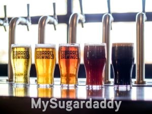 Verschiedene Biere Bierverkostung