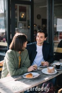 Date im Café Date in Deutschland
