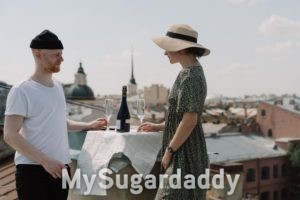 Romantische Weinprobe Date im Freien