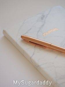 Selbstreflexion durch Aufschreiben Tagebuch schreiben