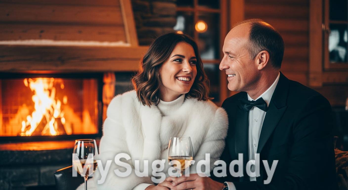 Luxuriöses Chalet als exklusive Winter Date Idee für Sugar Dating